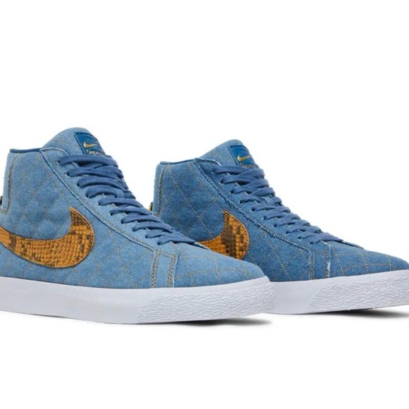 Supreme x Nike Zoom Blazer Mid QS SB 'Denim' - Picture 7 of 14